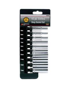 WLMW36400 image(0) - 10 Pc 1/4" Dr 6pt MM Deep Skt
