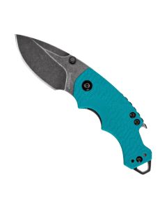 KER8700TEALBW image(0) - SHUFFLE BLACKWASH FINISH KNIFE, TEAL