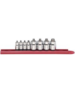 KDT80291 image(0) - 8-Pc 1/4" & 3/8" Drive SAE Stubby Hex Bit Socket S