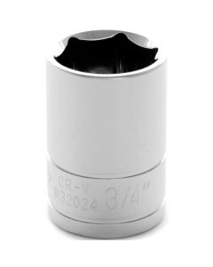 WLMW32024 image(0) - 1/2" DRIVE 6 PT STND SOCKET 3/4"