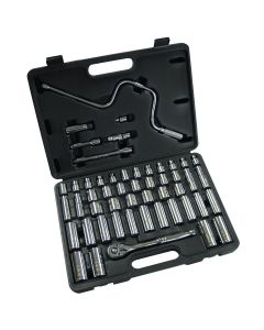 MTN1051 image(0) - 51 PC 3/8" DRIVE 6 POINT SAE AND METRIC SOCKET