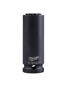 MLW49-66-5121 image(0) - 9/16" & 3/4" SHOCKWAVE™ Lineman's 2-in-1 12 Point Socket
