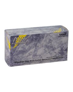 BLGWL-M image(0) - White Lightning Medium White Latex Gloves