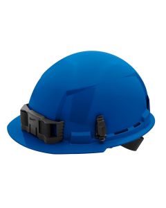 MLW48-73-1104 image(0) - Blue Front Brim Hard Hat w/4pt Ratcheting Suspension - Type 1, Class E