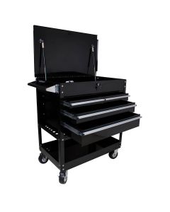 SUN8054BK image(0) - 4 DRAWER PROFESSIONAL CART BLACK