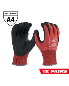 MLW48-22-8946B image(0) - 12 Pair Cut Level 4 Nitrile Dipped Gloves - M