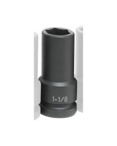 SOC 1-1/8 1"D IMP 6PT XDP TW BLK