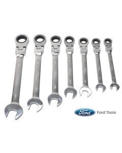 FMCFHT0105IN image(0) - Flexible Geared Wrench 7 PC Set, Fr