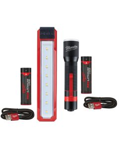 Milwaukee 2PC Rechargeable Lighting Kit