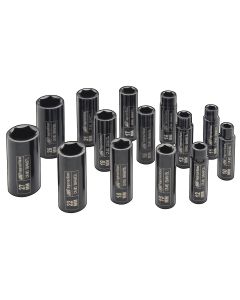 IRTSK4M14L image(0) - 1/2" METRIC DEEP SOCKET SET, 14 PIECE