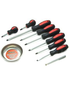 TIT17240 image(0) - 10-PC SCREWDRIVER SET WITH MAGNETIC