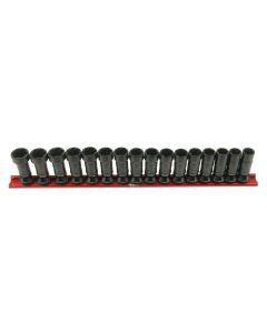MAY66340 image(0) - 16-PC 1/4" DRIVE TWIST SOCKET SET, 8