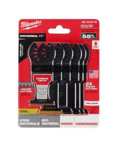 MLW49-10-9116 image(0) - Milwaukee OPEN-LOK 6PC Oscillating Blade Assortment