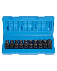 GRE1610UM image(0) - 3/8"DR 12PT MET UNIVERSAL SET
