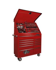 EXTPWSRC4118TXRD image(0) - 41 in. Portable Workstation/Roller Cabinet Combo,