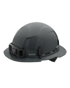 MLW48-73-1115 image(0) - Gray Full Brim Hard Hat w/4pt Ratcheting Suspension - Type 1, Class E