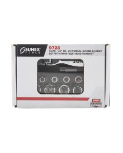 SUN9723 image(0) - 13-Piece 1/4 in. Drive Universal Spli