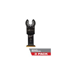 MLW49-25-1233 image(0) - Milwaukee OPEN-LOK 1-3/8" TITANIUM ENHANCED BI-METAL MULTI-MATERIAL BLADES 3PK