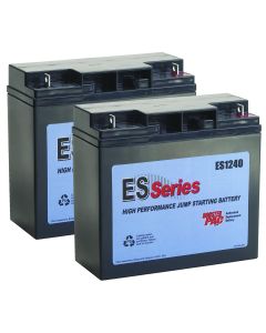 SOLES1240 image(0) - ES Series Replacement Battery for ES6000/ES8000/ES1224 (2 Batteries)
