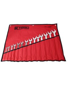 KTI41304 image(0) - WRENCH SET 14PC HI-POLISH W/BAG