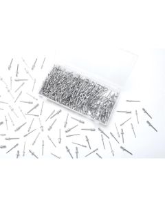 WLMW5228 image(0) - 500 PC ALUMINUM RIVET HARDWARE SET