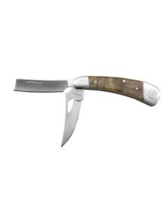 SARSK-423 image(0) - 3.5 in. Two-Blade fold Knife with Burl W