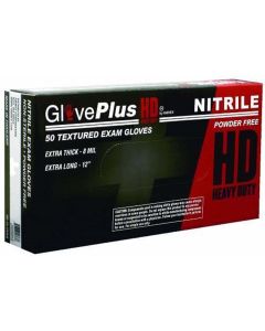 AMXILHD48100-CS image(0) - XL Gloveworks HD P/F Textured Latex Gloves