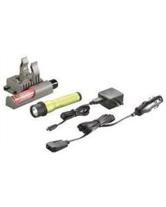 STL74359 image(0) - Strion LED Flashlight w/ Type-A 100V/120V Piggyback Charger, Lime Green (Rechargeable)