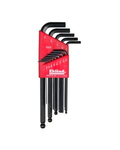 EKL13213 image(0) - HEX KEY SET 13 PC BALL END SAE LNG .050-3/8IN.