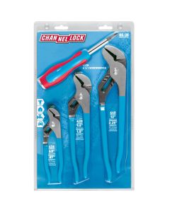 CHAGS3S image(0) - PLIER SET 4-IN-1 3 PC TONGUE N GROOVE