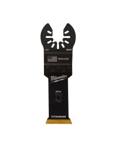 MLW49-25-1251 image(0) - Milwaukee OPEN-LOK 1-1/8" TITANIUM ENHANCED BI-METAL METAL BLADE 1PK