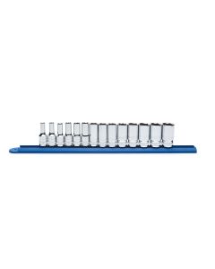 KDT80554S image(0) - 14 Pc. 3/8" Drive 6pt. Mid Length Socket Set Metri