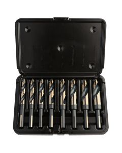 KNK8KK12SP image(0) - KnKut 8 Piece Step Point 1/2" Reduced Shank Drill Bit Set 9/16"-1" by 16ths