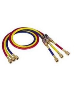 MSC90264-72 image(0) - 72" YELLOW CHARGING HOSE W/MANUAL SHUT-OFF