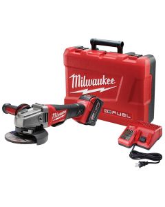 MLW2780-21 image(0) - M18 FUEL 4.5 - 5" GRINDER PADDLE SWITCH (1) REDLITH XC5.0 BATT KIT