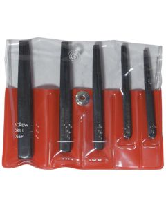 OLD7332 image(0) - 5-PC SCREW EXTRACTOR SET - FLUTED TYPE