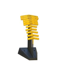 BND13190 image(0) - BALLEND T-HANDLE SET W/STAND SIZES 3/32-3/8"