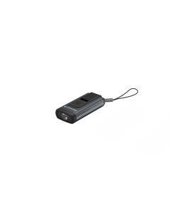 LED502580 image(0) - Ledlenser K6R Safety Gray, Powerful and rechargeable keychain light with up to 400 lumens and a safety shrill alarm