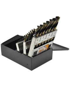 KNK29KK7 image(0) - KnKut 29 Piece Short Stubby Length Drill Bit Set 1/16"-1/2" by 64ths