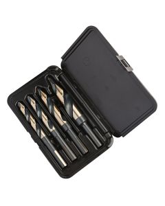 KNK4KK12SP image(0) - KnKut 4 Piece Step Point 1/2" Reduced Shank Drill Bit Set 9/16 - 5/8 - 3/4 - 1"