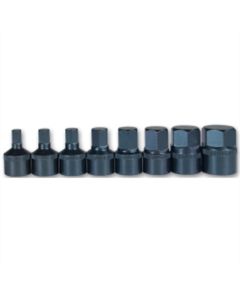 VIMVI600 image(0) - 8 Piece 3/8" Square Drive SAE Stubbie Impact Driver Set