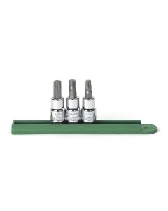 KDT80571 image(0) - 3PC 3/8" DRIVE TORX BIT SOCKET SET