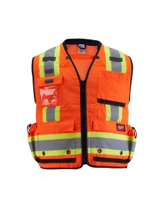MLW48-73-5167 image(0) - Class 2 Surveyor's High Visibility Orange Safety Vest - 2XL/3XL