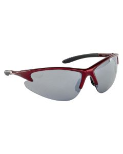 SAS540-0403 image(0) - DB2 Safe Glasses w/ Red Frame and Mirror Lens in Polybag