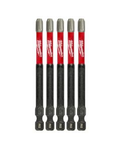 MLW48-32-4566 image(0) - #3 Phillips SHOCKWAVE™ Impact 3-1/2" Power Bits (5 pk)