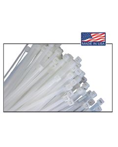 KTI77140 image(0) - Cable Zip Tie 14 in. Long; Natural; 100/pk; 50 lb. Test w/ Mt. Head