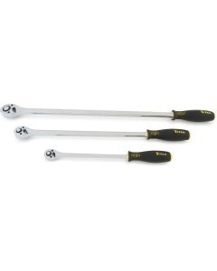 TIT11088 image(0) - 3-PC RATCHET SET EXTRA-LONG QUICK RE
