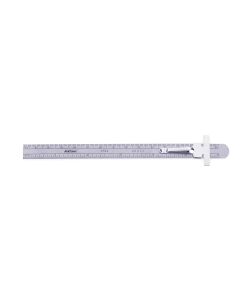 KDT2522 - RULER 6IN. POCKET STAINLESS STEEL W/POCKET CLIP
