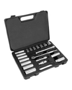 WLMW38911 image(0) - 3/8 SOCKET SET SHALLOW/DEEP