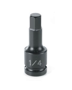 SOC 10MM 1/4D IMP HEX MALE BLK